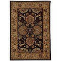 Red Persian Court Jewel Wool/ Silk Rug (4' x 6')