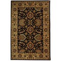 Red Persian Court Jewel Wool/ Silk Rug (5' x 8')