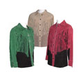 Bob Mackie Western Style Leather Jacket