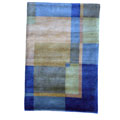 Tibetan Hand-knotted Multi-colored Rug (4' x 6')