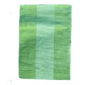 Indo Hand-knotted Green Rug (5' x 7')