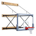 Gared 4-Point Wall Mount Basketball Hoop Packge