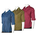 Adi Designs Cotton Fitted 3/4 Sleeve Blouse