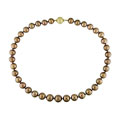 14k Graduated Brown Tahitian Pearl Necklace (10-13mm)