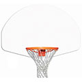 Gared 36.5 x 54 White Fan-shape Backboard