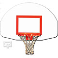 Gared 35 x 54-inch Front-mount Steel Backboard
