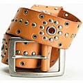 Linea Pelle Women's Studded Leather Belt