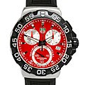 Tag Heuer Formula 1 Men's Red Chronograph Watch