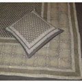 Vegetable Dyed Hand-block Printed Bedspread (India)
