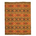 Hand-woven Aztec Jute Rug (8' x 10')