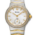 Bulova Women's Large Dial Two-tone Steel Bracelet Watch