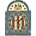 America 1776 Wall Clock