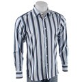 Coupe Long-sleeve Light Blue Striped Dress Shirt