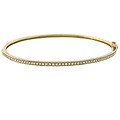 14k Yellow Gold 1/2ct TDW Diamond Bangle