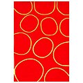 Hand-tufted Gold Circle Wool Rug (8' x 10'6)