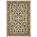 Hand-tufted Shivay Cream Wool Rug (8' x 10'6)