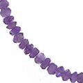 Chateau D'Argent Sterling Silver Amethyst Stone Necklace