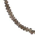 Chateau D'Argent Sterling Silver Smoky Quartz Stone Necklace