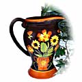 Handpainted English Sunflower Water Pitcher