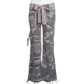Miss Me Camouflage Linen Cargo Pants