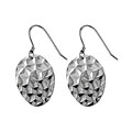 Sterling Silver Hammered Earrings