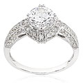 14k White Gold 7/8ct TDW Diamond Ring