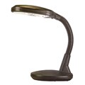 Superior 27-Watt 10,000-Hour Bulb Black Desk Lamp