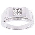 14k White Gold Men's 5/8ct TDW Diamond Ring