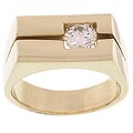 14k Gold Men's 7/8ct TDW Diamond Solitaire Ring
