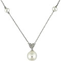 10k Gold White Cultured Pearl Necklace (4.5-8mm)