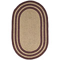 Lenox Stripe Burgundy Rug (4'10 x 7'10)