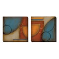 Blue & Orange Series Canvas Art Set