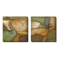 Analogous Series Gallery Wrapped Canvas Art Set