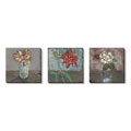 Floral Suite Gallery Wrapped Canvas Art Set