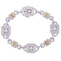 14k Two-tone Gold 5 1/4ct TDW Diamond Bracelet