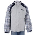 Gotcha Men's Stone/ Plaid Snow Jacket