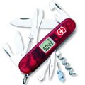Altimeter-equipped Ruby Swiss Army Knife