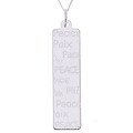 Sterling Silver International 'Peace' Necklace
