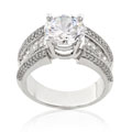 18k White Gold 4 1/3ct TDW Diamond Engagement Ring