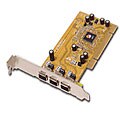 SIIG DV Cam Kit FireWire Adapter PCI 3-Ports