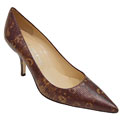 Anne Klein New York Taupe Lizard Print Pumps