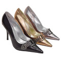 Anne Michelle by Journee Metallic Pumps