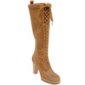 Michael Kors Aquarius Suede Leather Boots