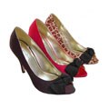 Karolyn by Adi Satin Peep Toe Pumps