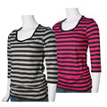 Kikit Juniors Striped Scoop Neck Top