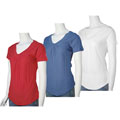 Kikit Gathered Scoop Neck Fashion Shirt