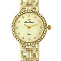 Lucien Piccard 'Goddess' 14k Gold Diamond Watch