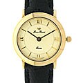 Lucien Piccard 'Executive' 14k Yellow Gold Watch