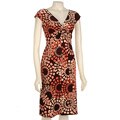 London Times Women's Knot Front Dress