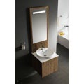 Caesar Wall Mount Walnut Vanity Set